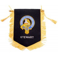 Embroidered Stewart Clan Banner