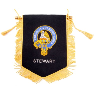 Embroidered Stewart Clan Banner
