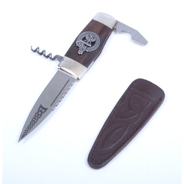Officer Sgian Dubh <br>Clan Carnegie Crest Officer Sgian Dubh <br>Clan Carnegie Crest