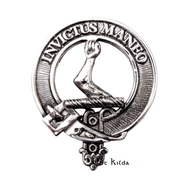 Carrick <br>Clan Armstrong Crest Cap Badge 