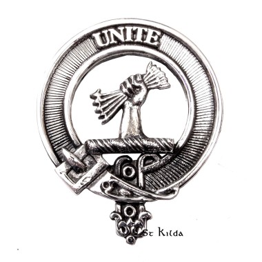 Carrick <br>Clan Brodie Crest Cap Badge 