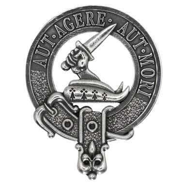 <br>Clan Barclay Crest Cap Badge