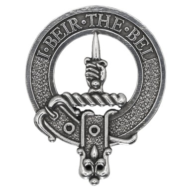 <br>Clan Bell Crest Cap Badge