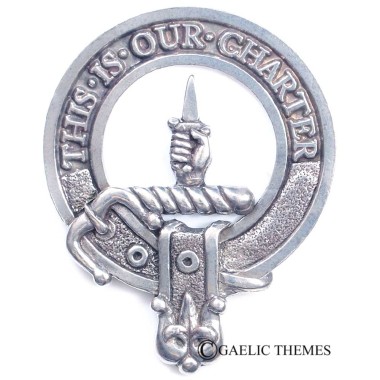 <br>Clan Charteris Crest Cap Badge