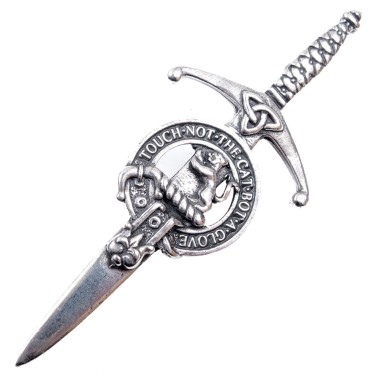 Kilt Pin <br>Clan Chattan Crest Kilt Pin <br>Clan Chattan Crest