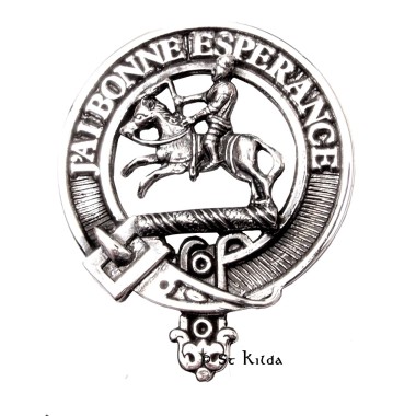 Carrick <br>Clan Craig Crest Cap Badge 