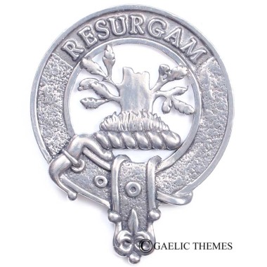 <br>Clan Crosbie Crest Cap Badge