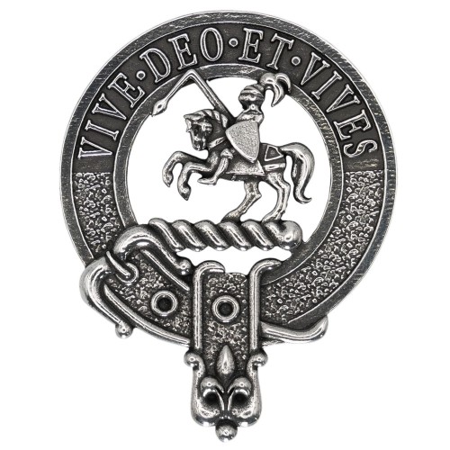 Scottish Clan Crest Cap Badge