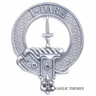 <br>Clan Dalziel Crest Cap Badge