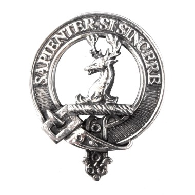 Carrick <br>Clan Davidson Crest Cap Badge 