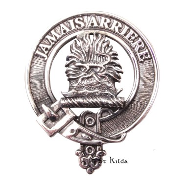 Carrick <br>Clan Douglas Crest Cap Badge 