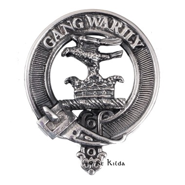 Carrick <br>Clan Drummond Crest Cap Badge 