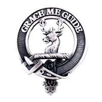 Carrick <br>Clan Forbes Crest Cap Badge 