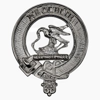Carrick <br>Clan Graham Crest Cap Badge 