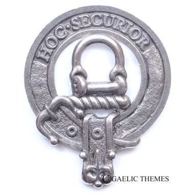 <br>Clan Grierson Crest Cap Badge