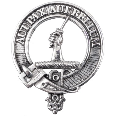 Carrick <br>Clan Gunn Crest Cap Badge 