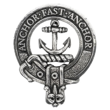 <br>Clan Gray Crest Cap Badge