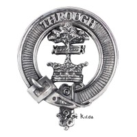 Carrick <br>Clan Hamilton Crest Cap Badge 