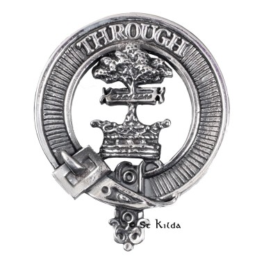 Carrick <br>Clan Hamilton Crest Cap Badge 