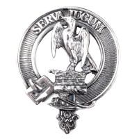 Carrick <br>Clan Hay Crest Cap Badge 