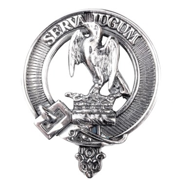 Carrick <br>Clan Hay Crest Cap Badge 