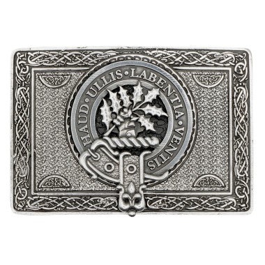 <br>Clan Irving of Bonshaw Crest Classic Belt Buckle 