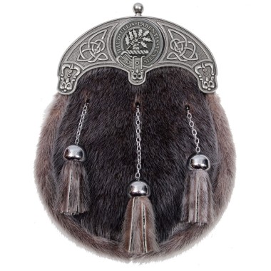 Dress Sporran <br>Clan Irving of Bonshaw Crest 