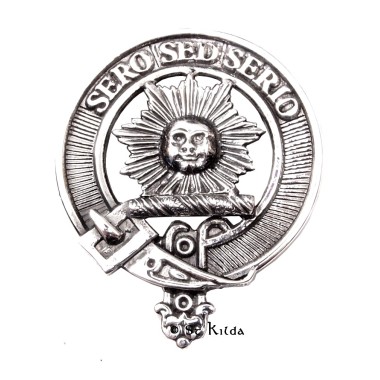 Carrick <br>Clan Kerr Crest Cap Badge 