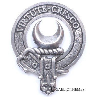 <br>Clan Leask Crest Cap Badge