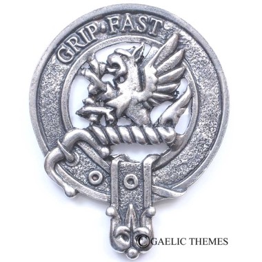 <br>Clan Leslie Crest Cap Badge