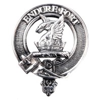 Carrick <br>Clan Lindsay Crest Cap Badge 