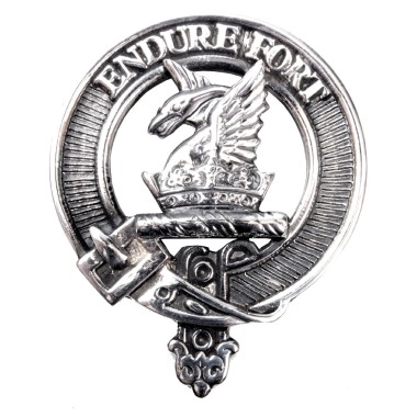 Carrick <br>Clan Lindsay Crest Cap Badge 