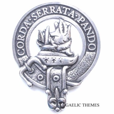 <br>Clan Lockhart Crest Cap Badge