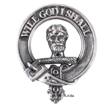 Carrick <br>Clan Menzies Crest Cap Badge 