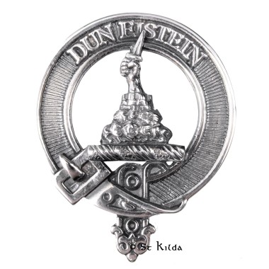 Carrick <br>Clan Morrison Crest Cap Badge 