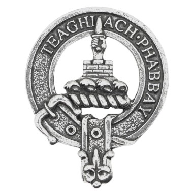 <br>Clan Morrison Crest Cap Badge