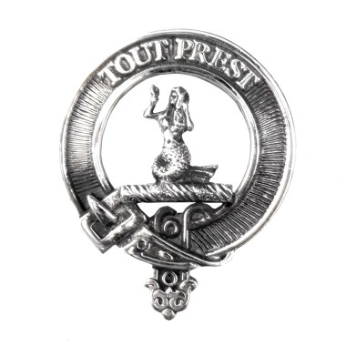Carrick <br>Clan Murray Crest Cap Badge 