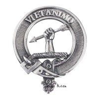 Carrick <br>Clan Mcculloch Crest Cap Badge 