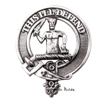 Carrick <br>Clan Macfarlane Crest Cap Badge 