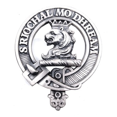 Carrick <br>Clan Macgregor Crest Cap Badge 