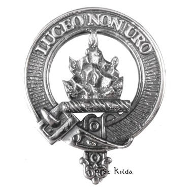 Carrick <br>Clan Mackenzie Crest Cap Badge 