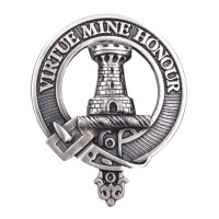 Carrick <br>Clan Maclean Crest Cap Badge 