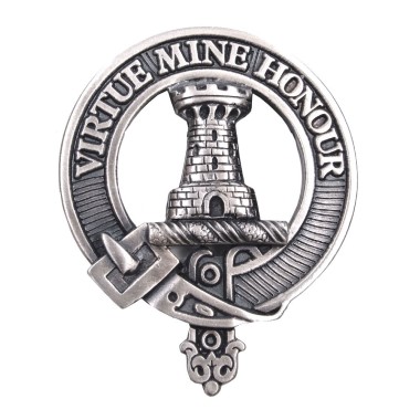 Carrick <br>Clan Maclean Crest Cap Badge 