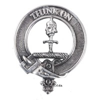 Carrick <br>Clan Maclellan Crest Cap Badge 