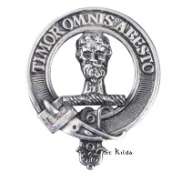 Carrick <br>Clan Macnab Crest Cap Badge 