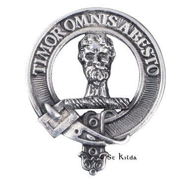 Carrick <br>Clan Macnab Crest Cap Badge 