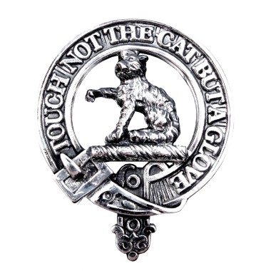 Carrick <br>Clan Macpherson Crest Cap Badge 