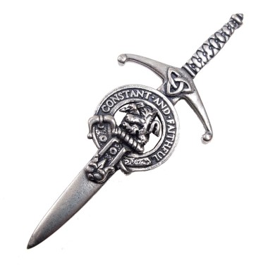Kilt Pin <br>Clan Macqueen Crest