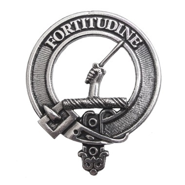 Carrick <br>Clan Macrae Crest Cap Badge 