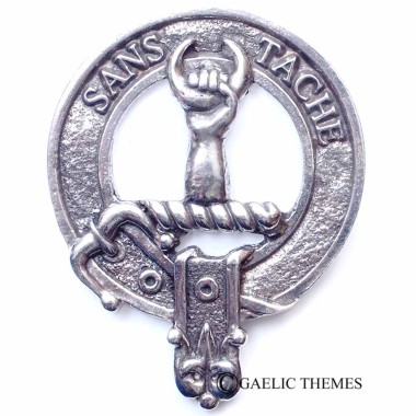 <br>Clan Napier Crest Cap Badge
